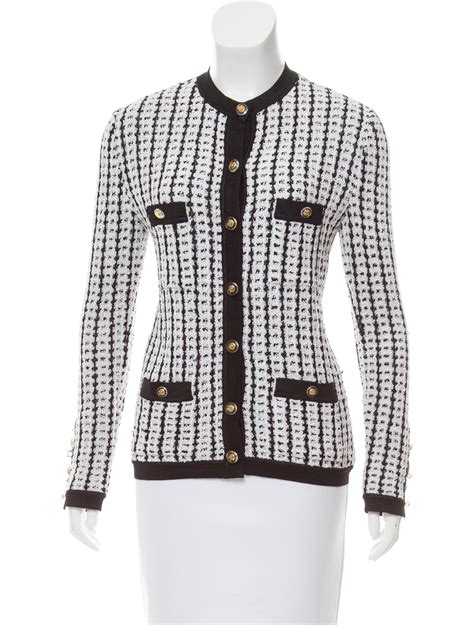 chanel womens knitwear|chanel cardigan suit 50s women's.